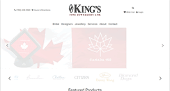 Desktop Screenshot of kingsfinejewellery.com